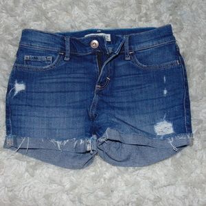 Abercrombie Kids Jean Shorts Small Rips